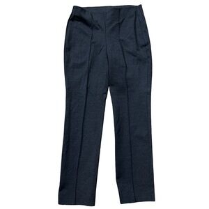 Chicos Pants Womens 0 US 4 The Lindy Gray Side Zip Charcoal Heather Stretch